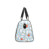 Bowling ball bowling pins blue blackground Travel Bag