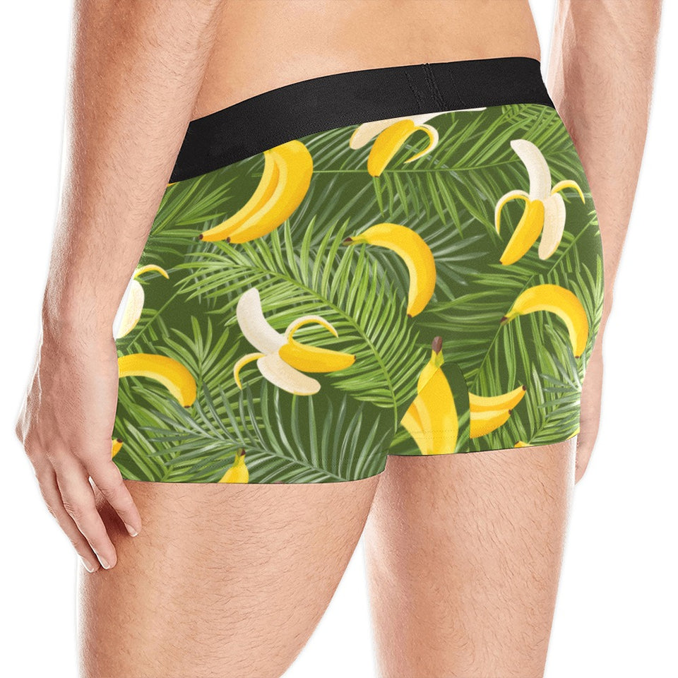Banana Palm Leaves pattern Men's All Over Print Boxer Briefs Men's Underwear