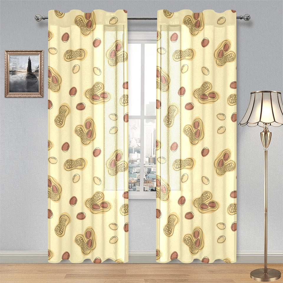 peanuts design pattern Gauze Curtain