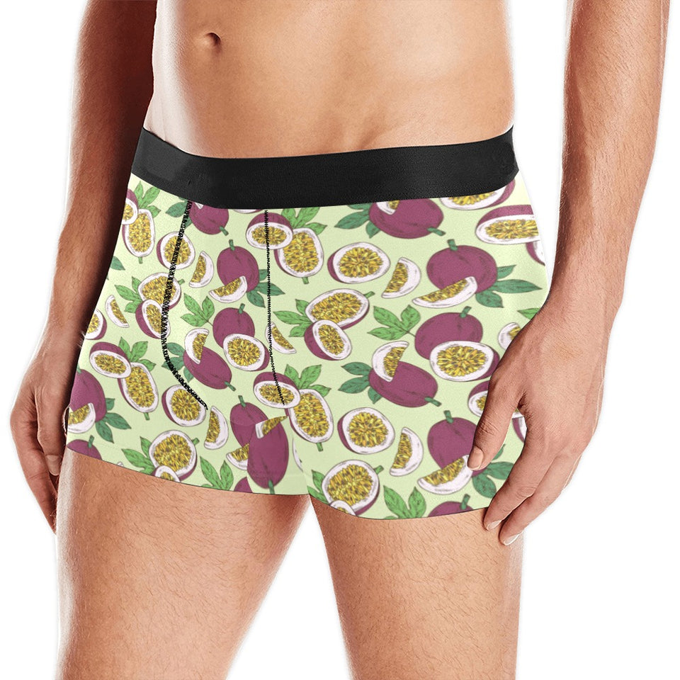 Paassion fruit pattern Men's All Over Print Boxer Briefs Men's Underwear