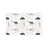 Polar bears star poka dot pattern Doormat