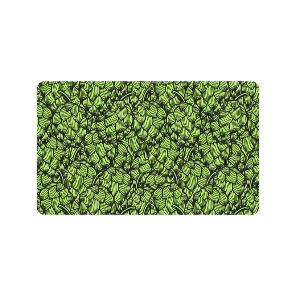 Green hop pattern Doormat