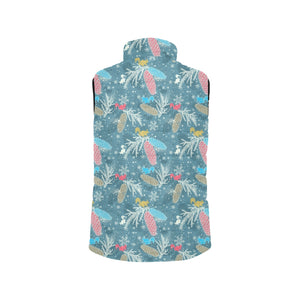 Squirrel Pattern Print Design 01 Men's Padded Vest
