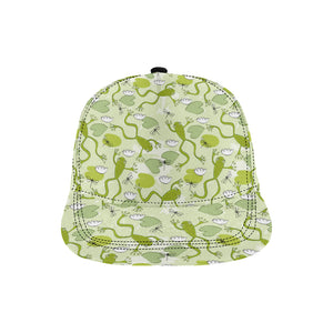 Cute frog dragonfly pattern All Over Print Snapback Cap