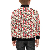 Popcorn Pattern Print Design 05 Kids' Boys' Girls' Bomber Jacket