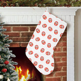 Daruma japanese wooden doll pattern Christmas Stocking