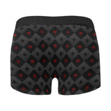 Casino Cards Suits Pattern Print Design 05 Men's All Over Print Boxer Briefs Men's Underwear