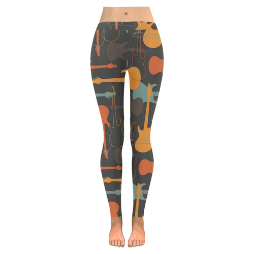 electric guitars pattern Women's Legging Fulfilled In US