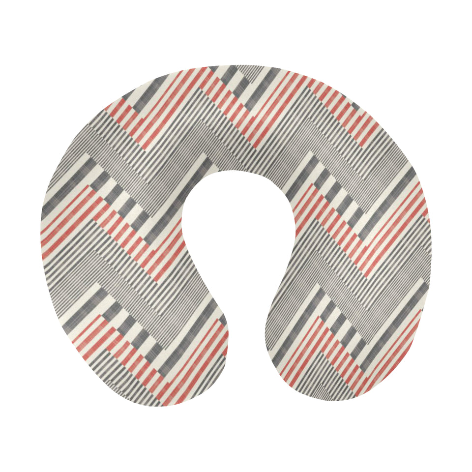 zigzag chevron striped pattern U-Shaped Travel Neck Pillow