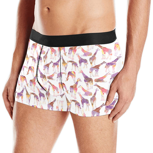 Giraffe Pattern Print Design 02 Men's All Over Print Boxer Briefs Men's Underwear