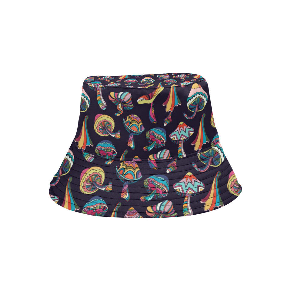 Colorful mushroom pattern Unisex Bucket Hat