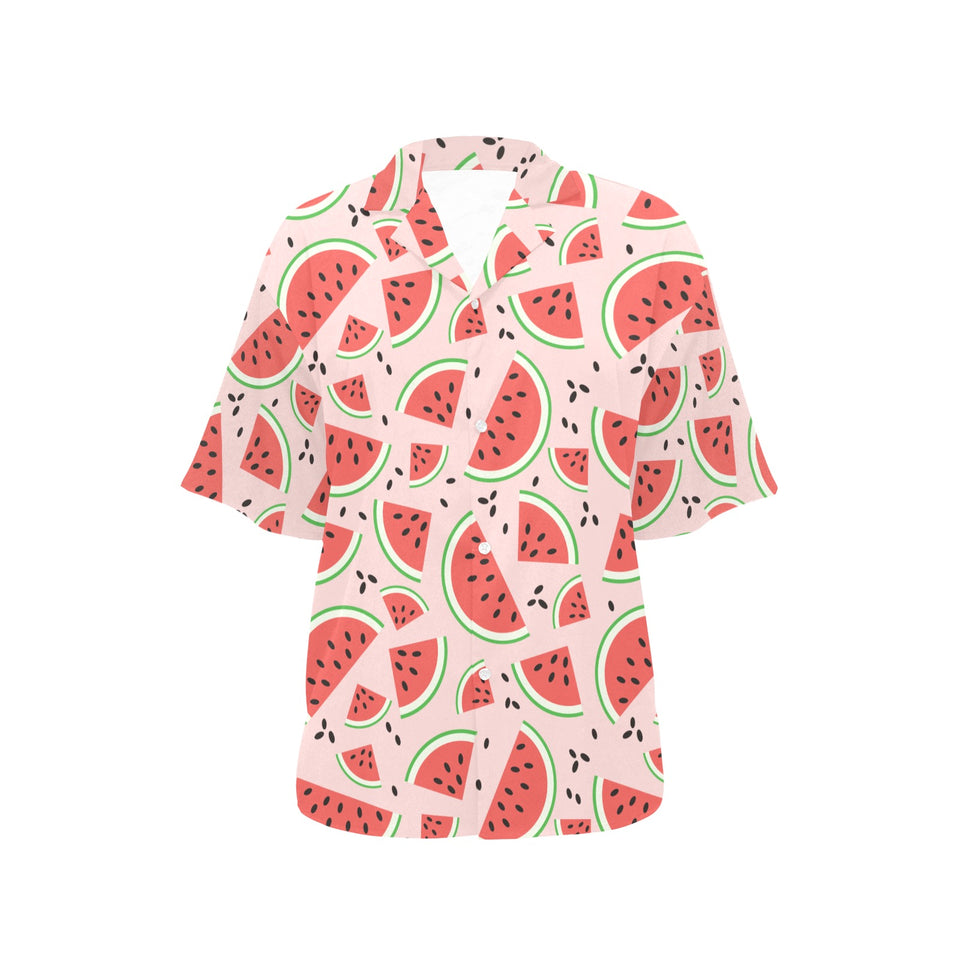 Watermelon pattern Women's All Over Print Hawaiian Shirt