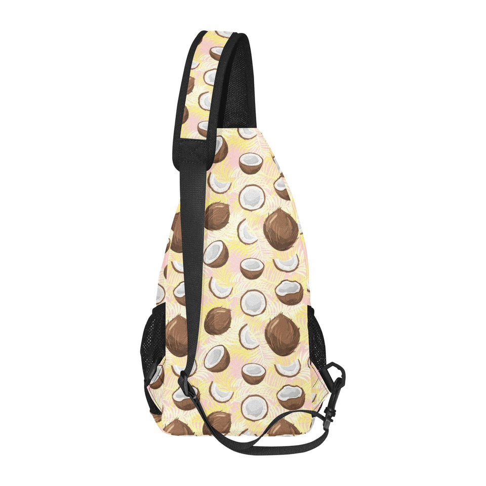 Coconut Pattern Print Design 05 All Over Print Chest Bag