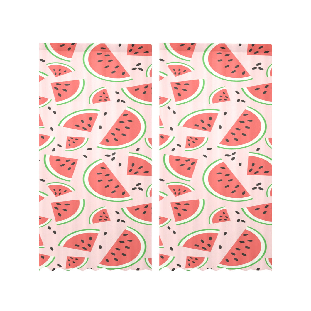 Watermelon pattern Gauze Curtain