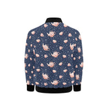 Tea pots Pattern Print Design 04 Kids' Boys' Girls' Bomber Jacket