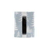 Christmas tree winter forest pattern Morphing Mug Heat Changing Mug