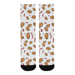 peanuts pattern background Crew Socks
