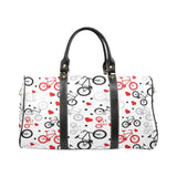 Bicycle Pattern Print Design 04 Travel Bag