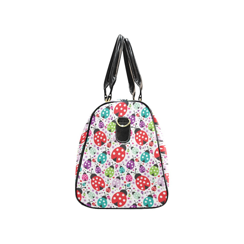 Ladybug Pattern Print Design 03 Travel Bag