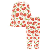 Tomato pattern Women's All Over Print Pajama Set