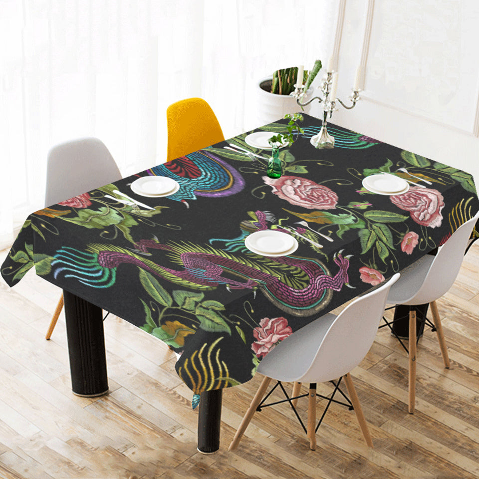 Dragons flower pattern Tablecloth
