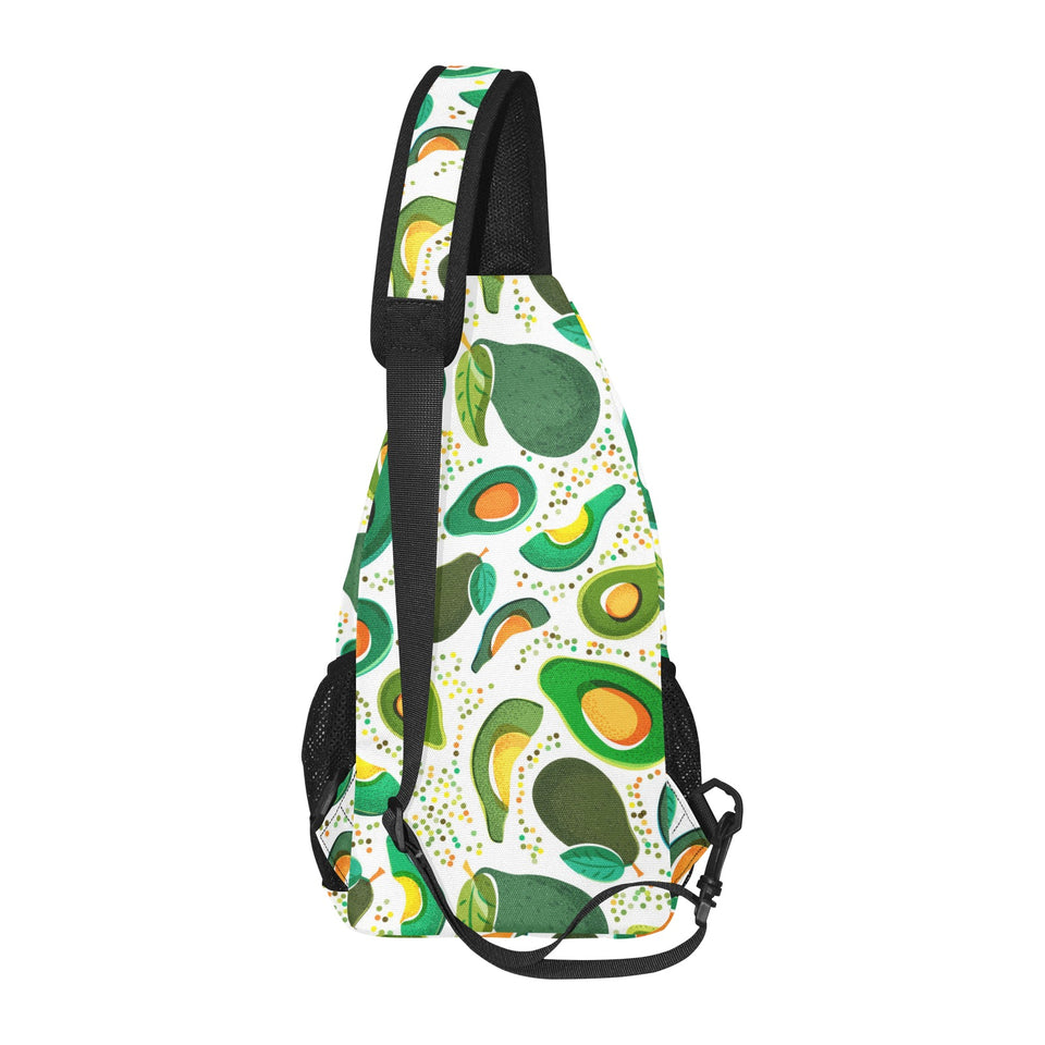 Avocado design pattern All Over Print Chest Bag