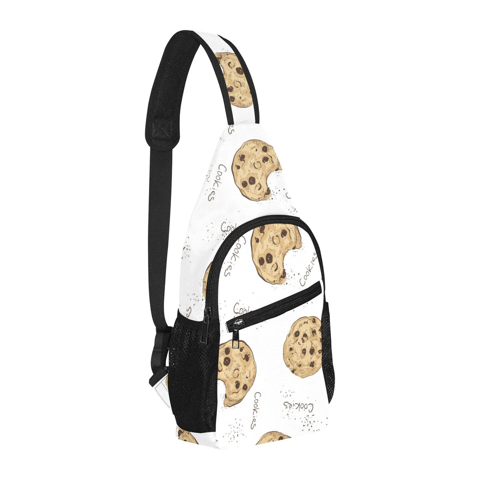 Sketch style cookie pattern All Over Print Chest Bag