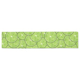 Slices of Lime pattern Table Runner