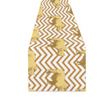 Rhino yellow theme pattern Table Runner