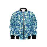 blueberry design pattern Kids' Boys' Girls' Bomber Jacket