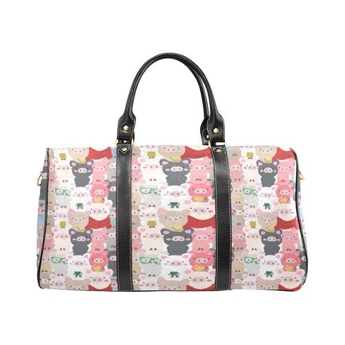 Pig Pattern Print Design 02 Travel Bag