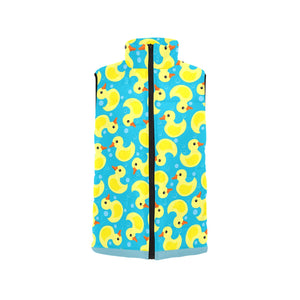 Duck Pattern Print Design 04 Men's Padded Vest