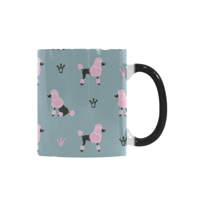 poodle dog pattern Morphing Mug Heat Changing Mug