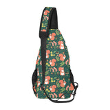 Squirrel Pattern Print Design 03 All Over Print Chest Bag