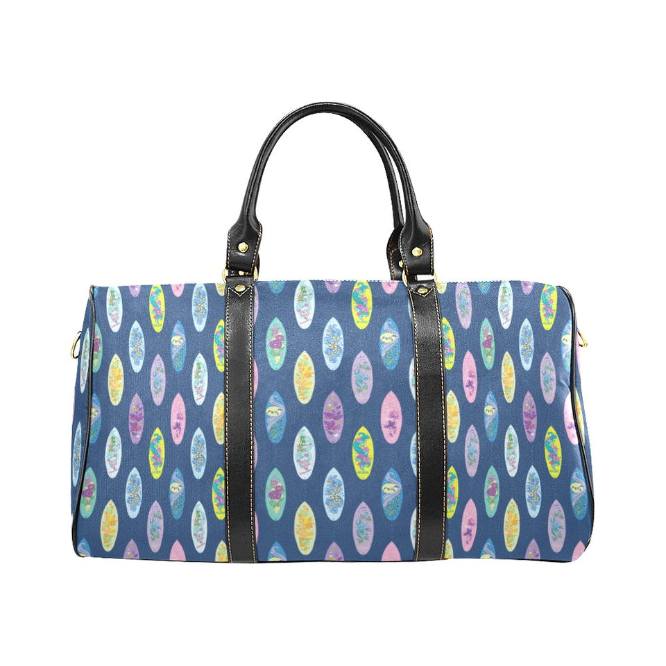 Surfboard Pattern Print Design 03 Travel Bag