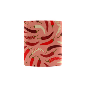 Beautiful Chili peppers pattern Classical White Mug (Fulfilled In US)