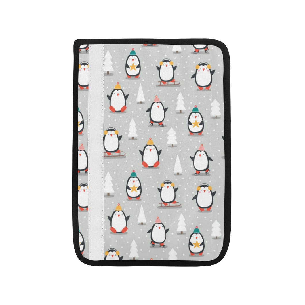 Cute Penguin christmas pattern Car Seat Belt Cover
