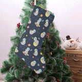Cute sloth astronaut star planet rocket pattern Christmas Stocking