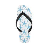 Watercolor starfish pattern Unisex Flip Flops