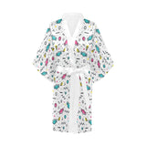 Candy design pattern Women's Short Kimono Robe