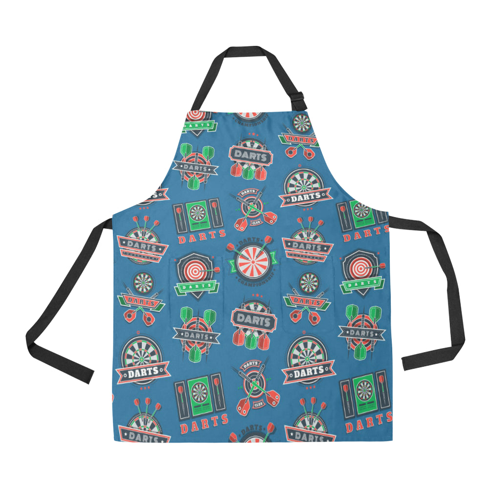 Darts Pattern Print Design 02 All Over Print Adjustable Apron