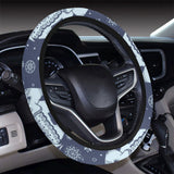 Elephant tribal design pattern Car Steering Wheel Cover