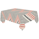 zigzag chevron striped pattern Tablecloth