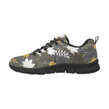 Beautiful gold autumn maple leaf pattern Women's Sneaker Shoes