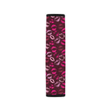 Lips Pattern Print Design 03 Car Seat Belt Cover