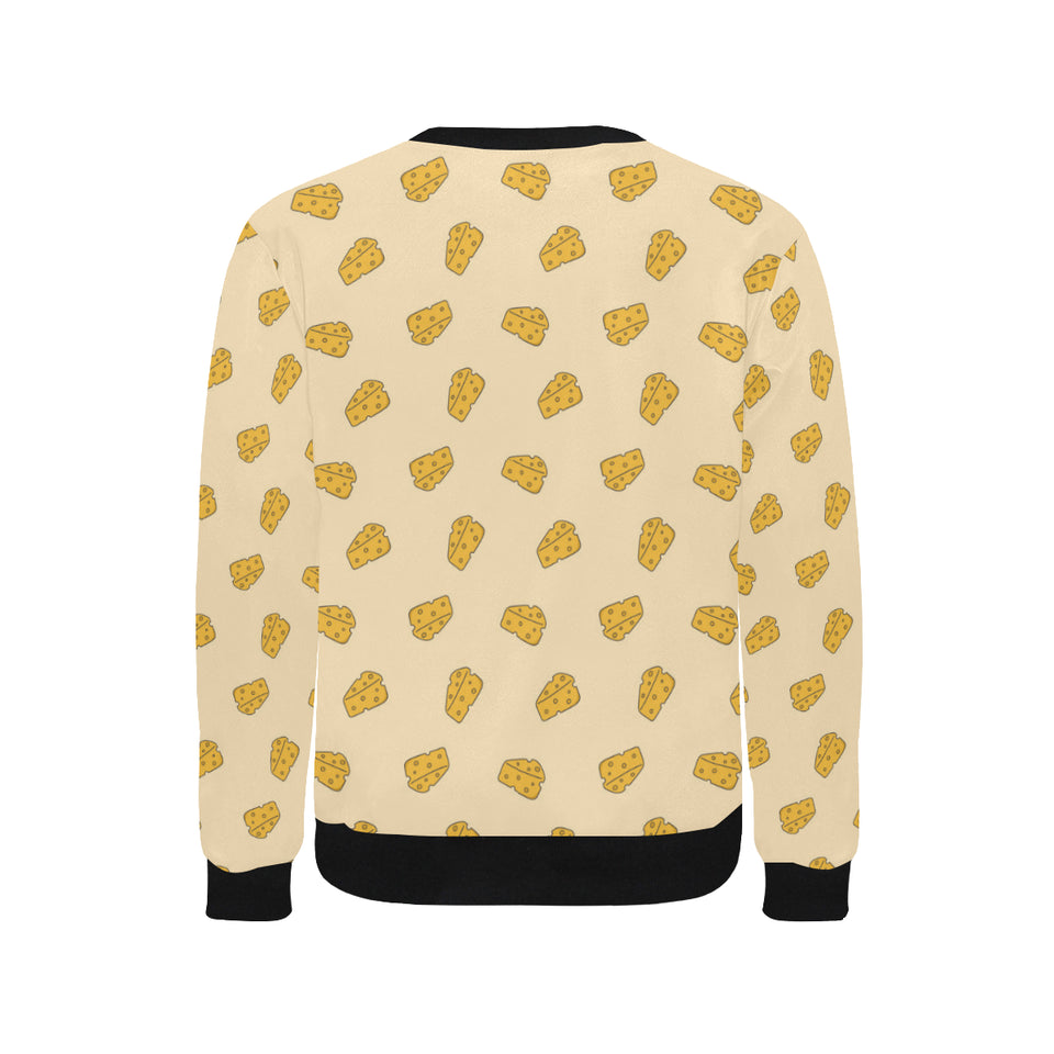 Cheese pattern Men's Crew Neck Sweatshirt