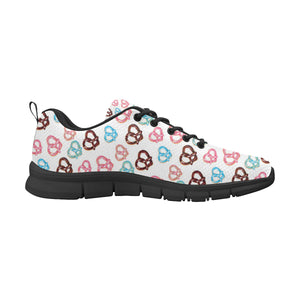 Pretzels Pattern Print Design 04 Women's Sneaker Shoes