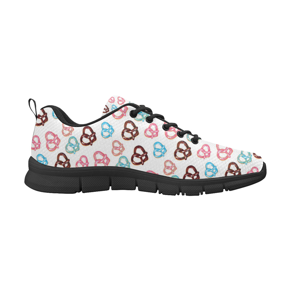 Pretzels Pattern Print Design 04 Women's Sneaker Shoes
