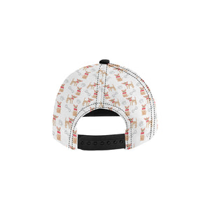 Chihuahua bone paw pattern All Over Print Snapback Cap