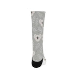 Cute koala leaves pattern Crew Socks